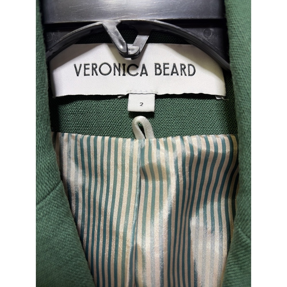 Veronica‎ Beard Kona Dickey Jacket Hunter Double Breasted Blazer Size 2 - Picture 7 of 10